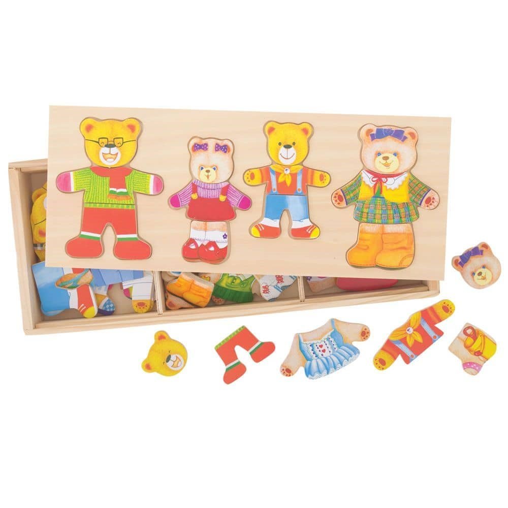 Dress Up Bear Family - ABC School Supplies