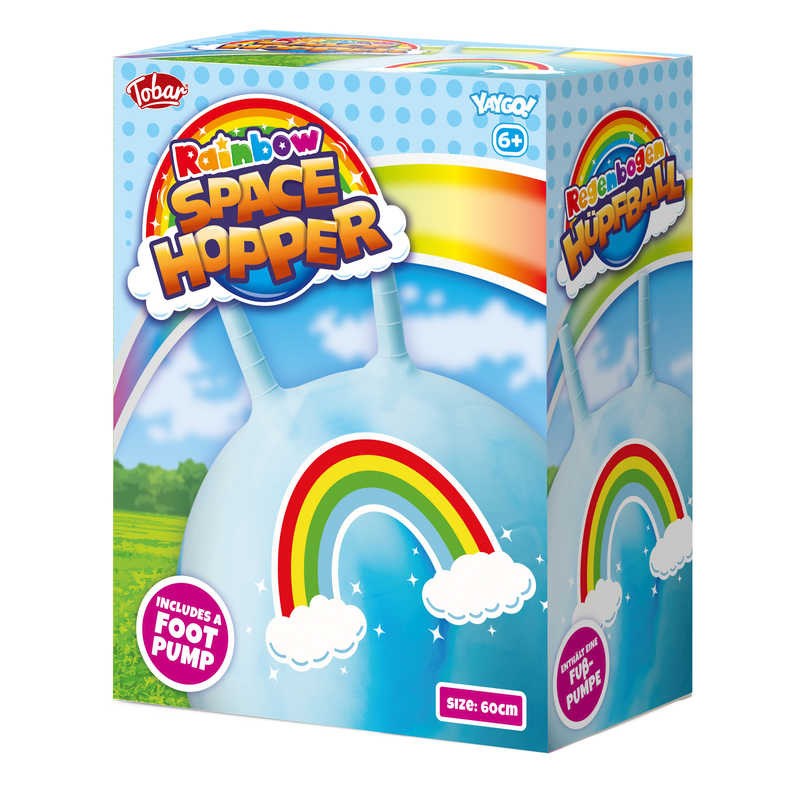 **Rainbow Space Hopper