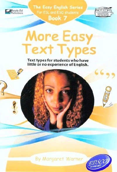 Easy English Series Book 7 More Easy Text Types - ABC School Supplies
