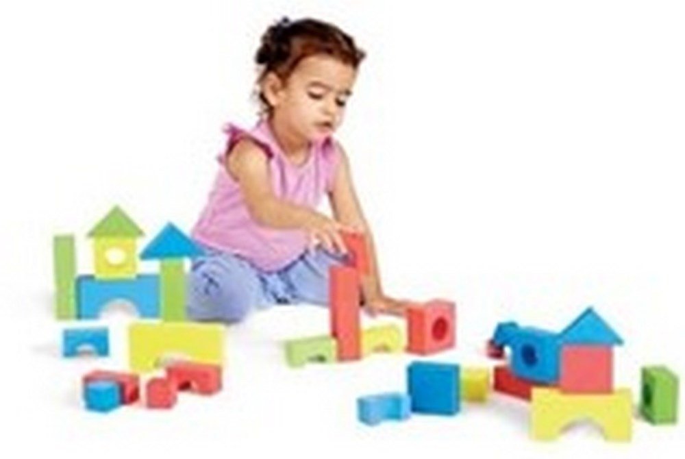 Edushape Coloured Edu - Blocks (80 Pcs) - ABC School Supplies
