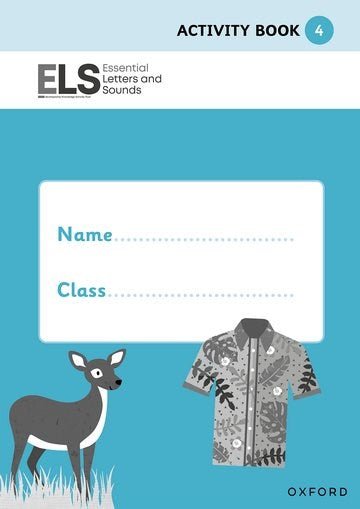 Essential Letters And Sounds: Essential Letters And Sounds: Activity Book 4 Pack Of 10 - ABC School Supplies