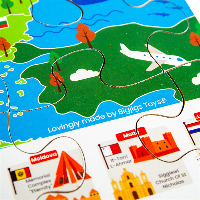 European Map Floor Puzzle 48Pc - ABC School Supplies