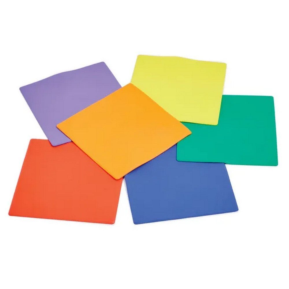Everyday Throw Down Spots, Triangles & Squares - Assorted - Pack of 18 - ABC School Supplies