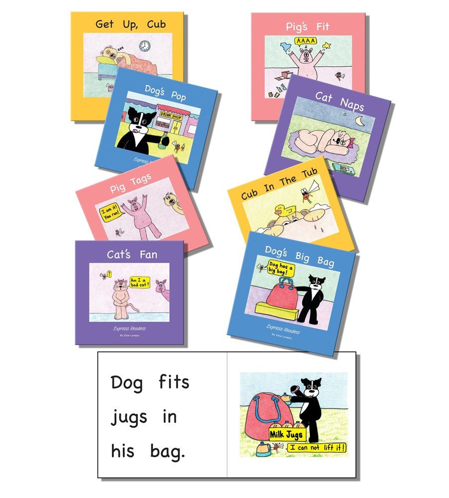 Express Decodable Readers Set 1 Supplemental Set (8 Titles) - ABC School Supplies