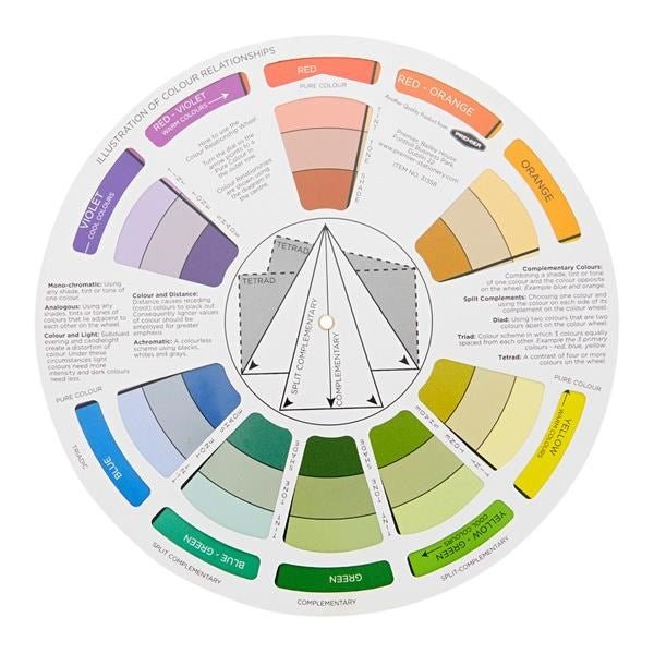 Extra Large Colour Wheel 20cm - ABC School Supplies
