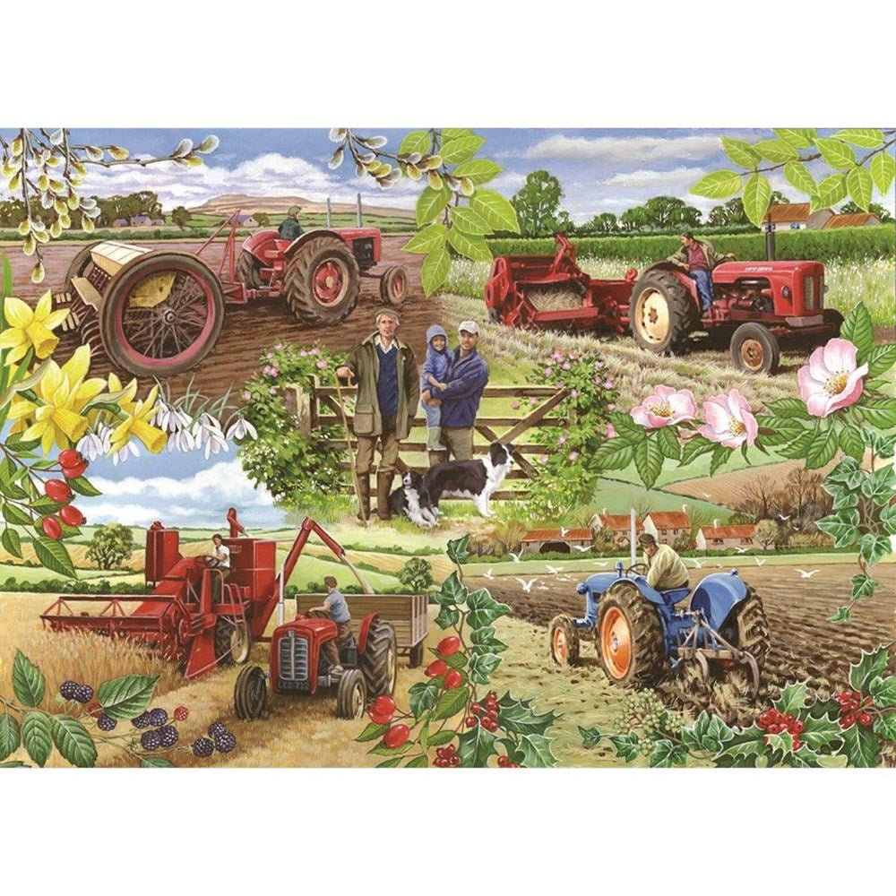 Farming Year - 1000 Piece Jigsaw Puzzle - ABC School Supplies