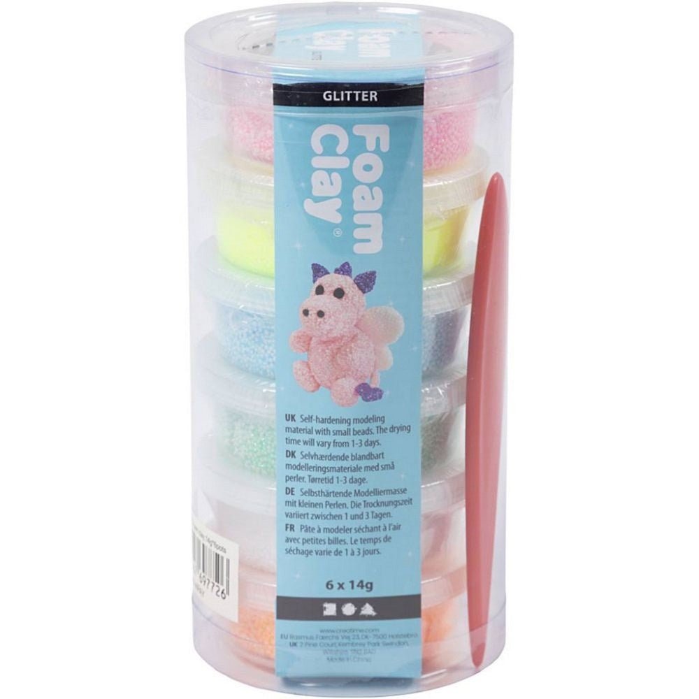 Foam Clay® Pastel Glitter (6 pack) - ABC School Supplies
