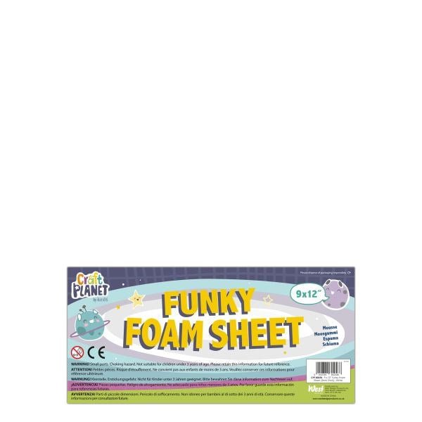 Funky Foam 9x12" White - 12 Pack - ABC School Supplies