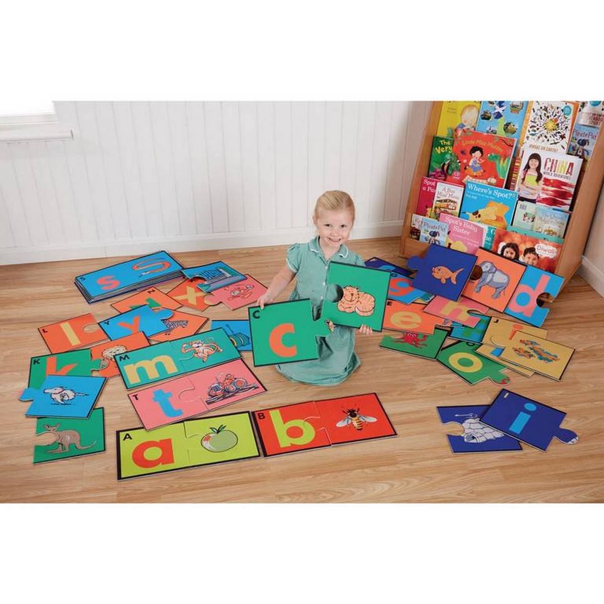 **Giant Alphabet Jigsaw Puzzle - ABC School Supplies