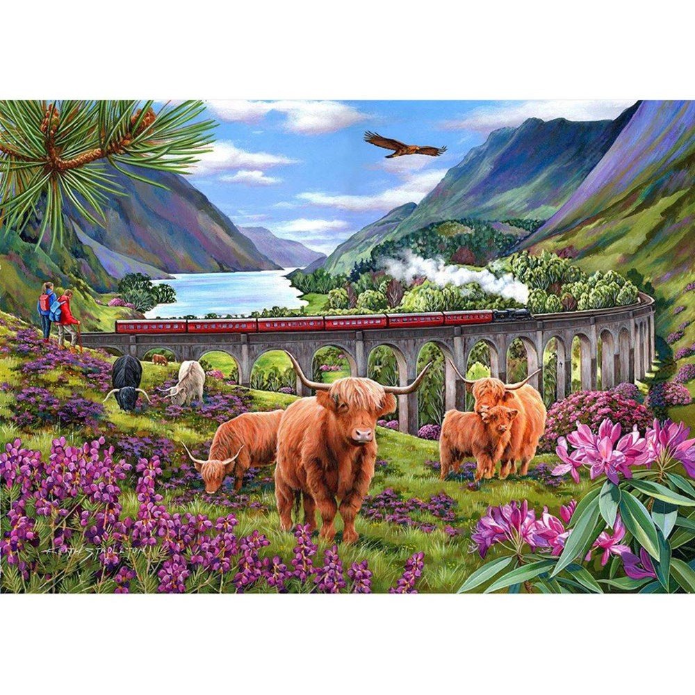 Glenfinnan Ladies - BIG 500 Piece Jigsaw Puzzle - ABC School Supplies