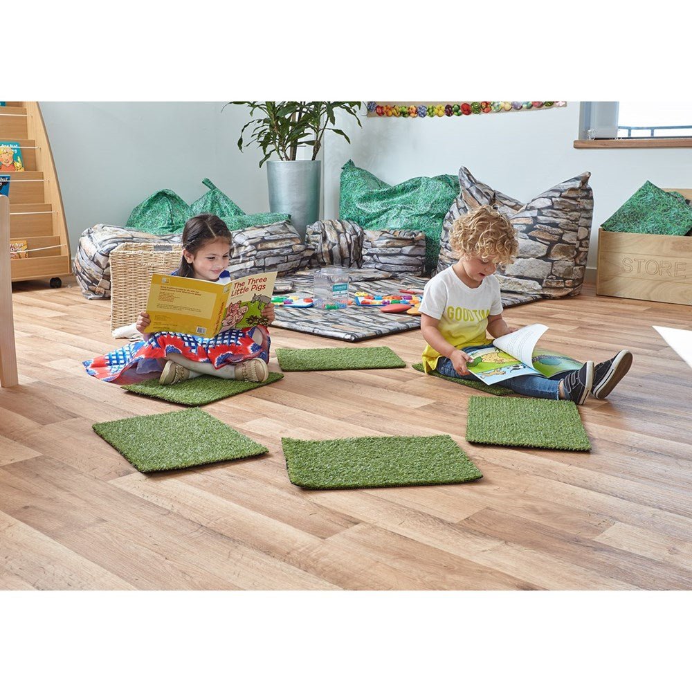 Grass Mats 420 X 297Mm Pack 6 (A3) - ABC School Supplies