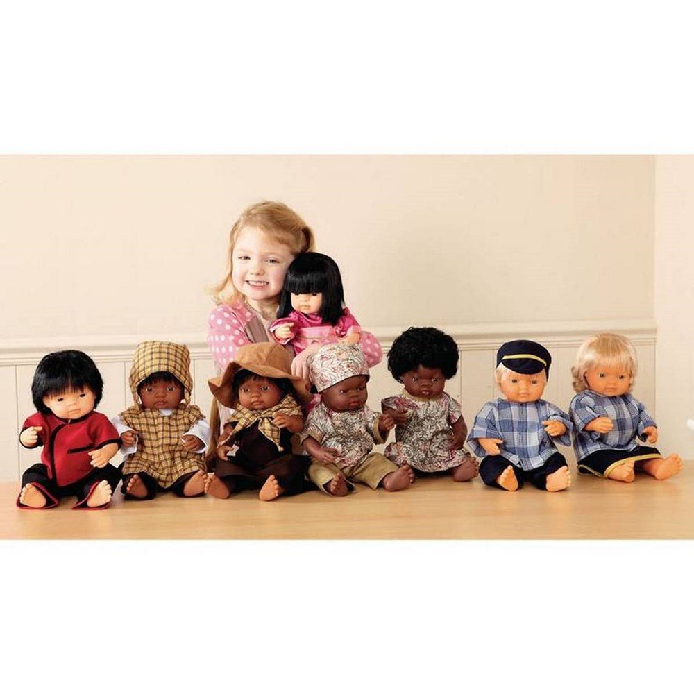 Hard Bodied Doll - European Girl - ABC School Supplies