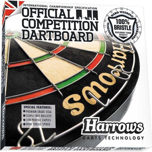 Harrows Official Competition Dartboard - ABC School Supplies