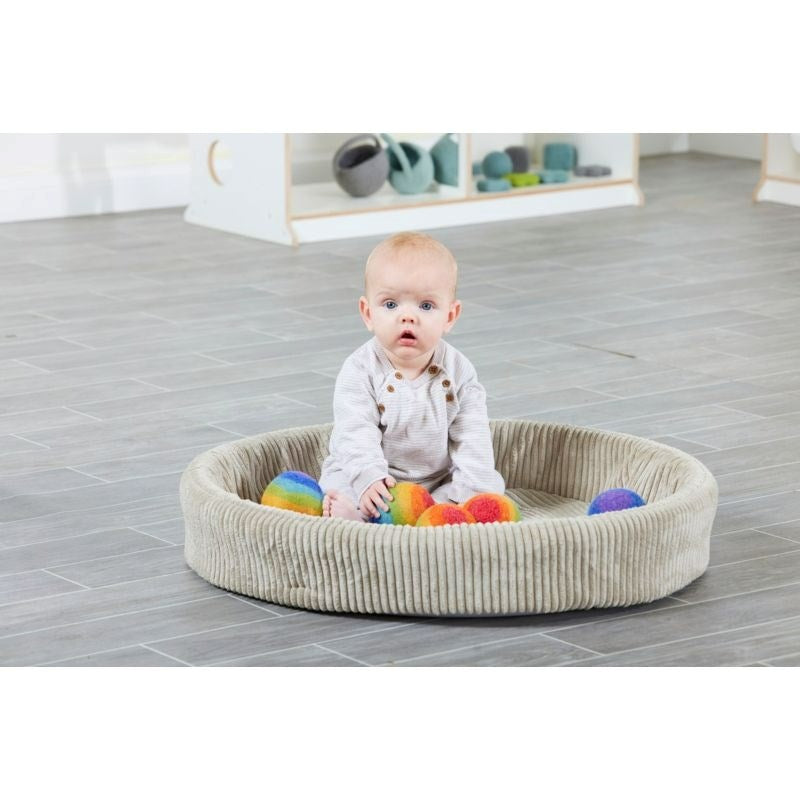 Cosy Deep Tuff Tray Mat - Cocoon Cover In Grey