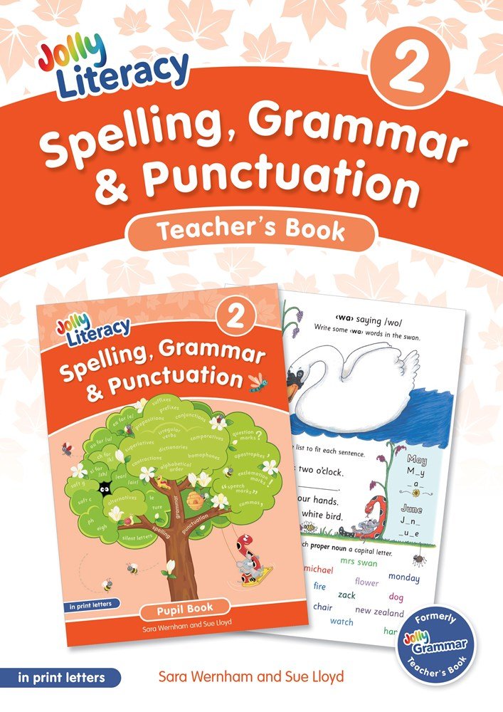 Jolly Literacy: Spelling, Grammar and Punctuation, Teacher's Book 2 (Print Letters) - ABC School Supplies