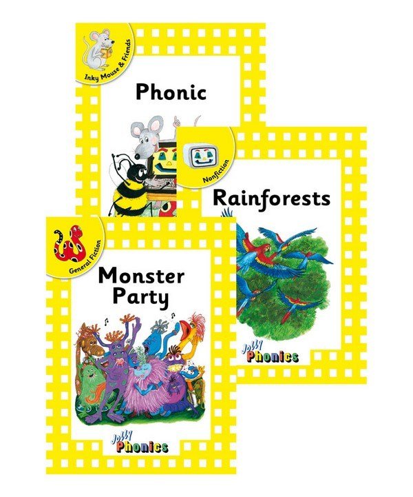 Jolly Phonics Decodable Readers Complete Set Level 2 (Yellow Level) (18 Titles) - ABC School Supplies