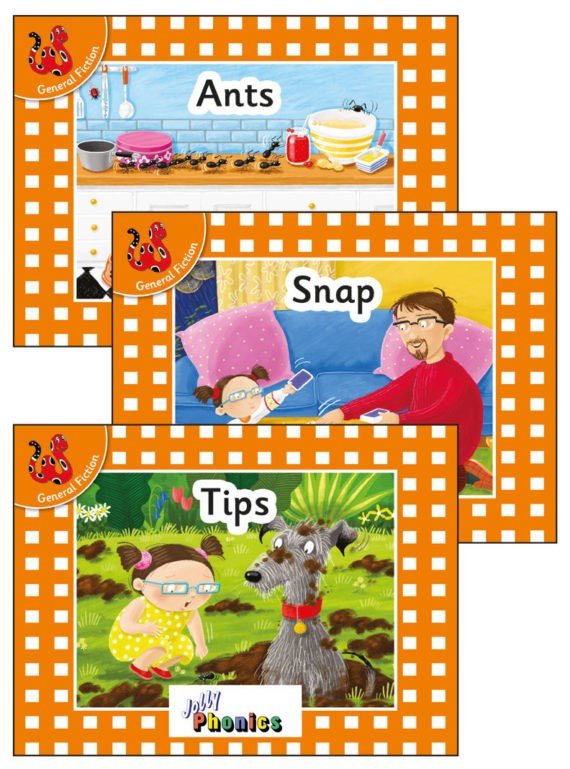 Jolly Phonics Decodable Readers Level 0 (Orange Level) Readers Set 1 (Pack Of 3) - ABC School Supplies