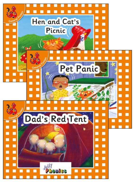 Jolly Phonics Decodable Readers Level 0 (Orange Level) Set 2 (Pack Of 3) - ABC School Supplies