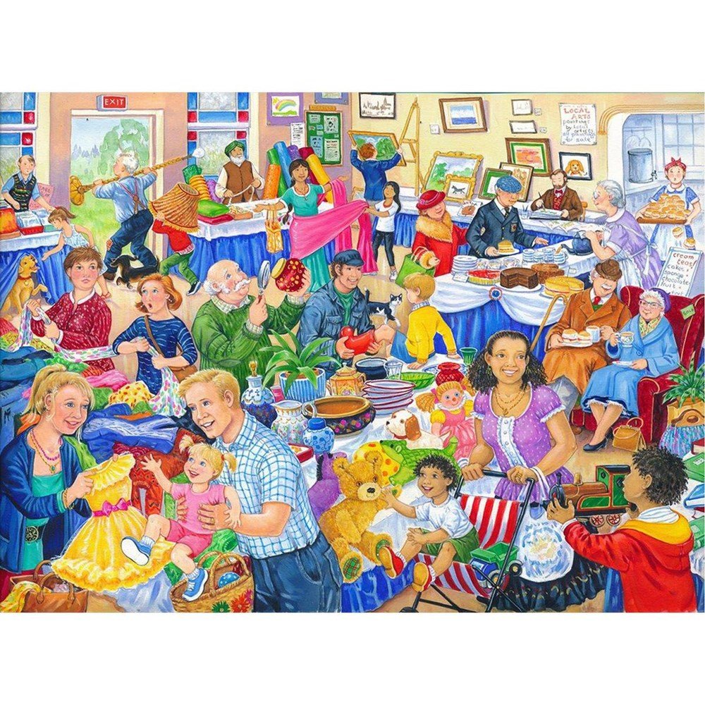 Jumble Sale - BIG 500 Piece Jigsaw Puzzle - ABC School Supplies