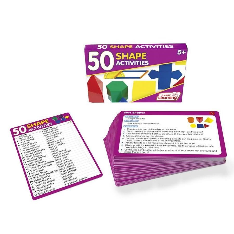 **Junior Learning 50 Shape Activities - ABC School Supplies