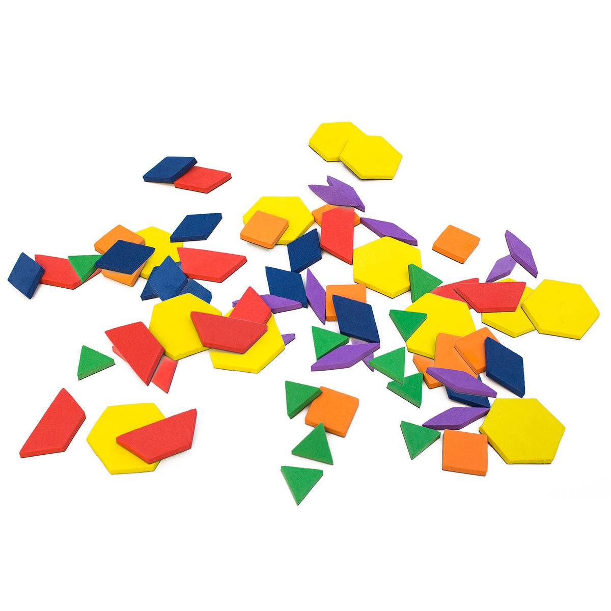 Junior Learning Rainbow Pattern Blocks - ABC School Supplies