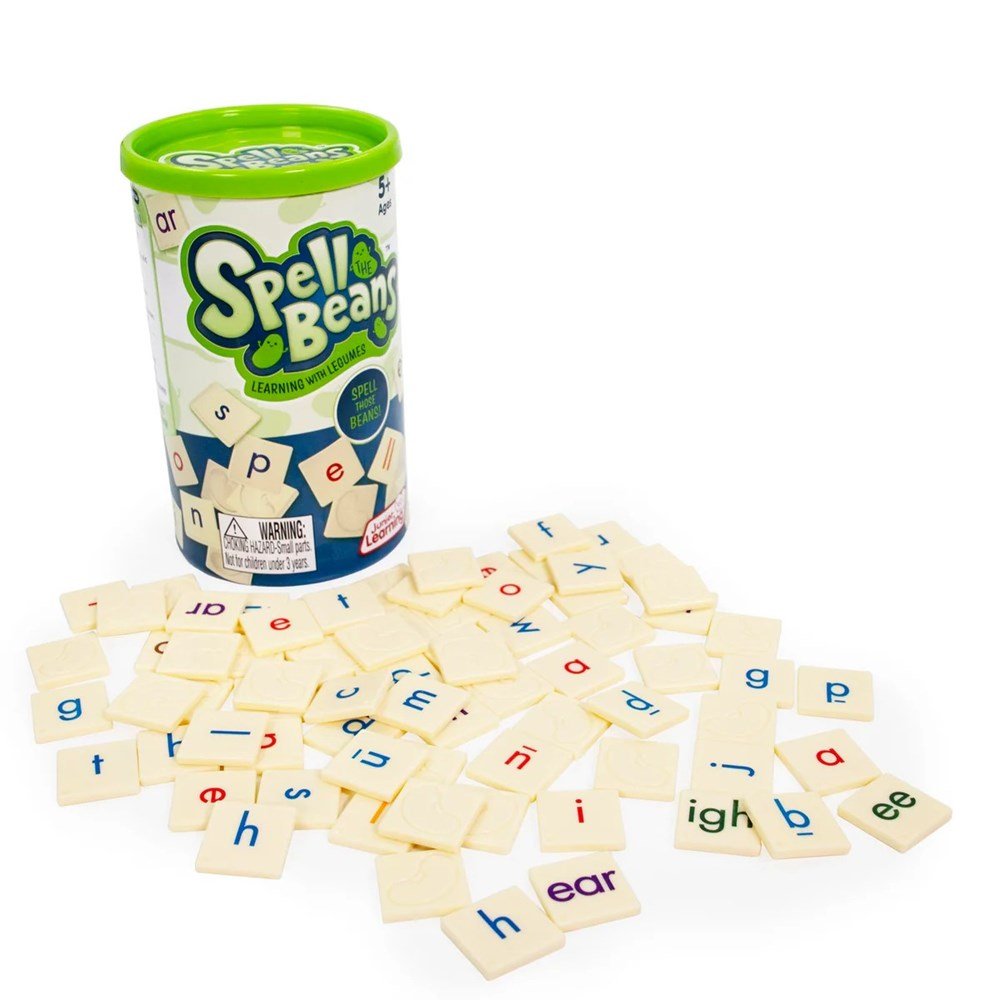 Junior Learning Spell the Beans Spelling Game - ABC School Supplies