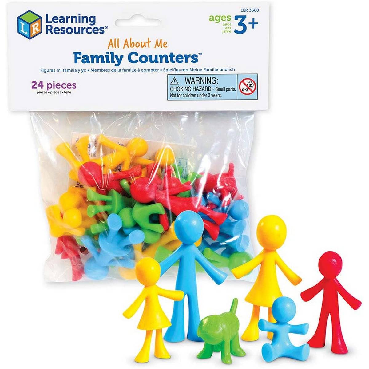 Learning Resources All About Me Family Counters™ Smart Pack (Set Of 24) - ABC School Supplies