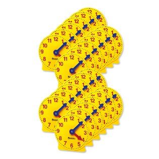 Learning Resources Big Time Geared Miniclocks (Set of 6) - ABC School Supplies