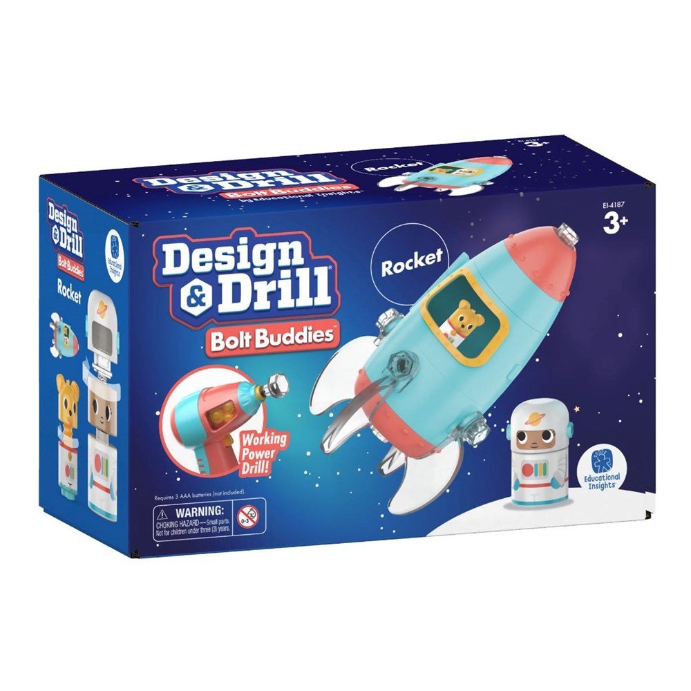 Learning Resources Design & Drill® Bolt Buddies® Rocket - ABC School Supplies