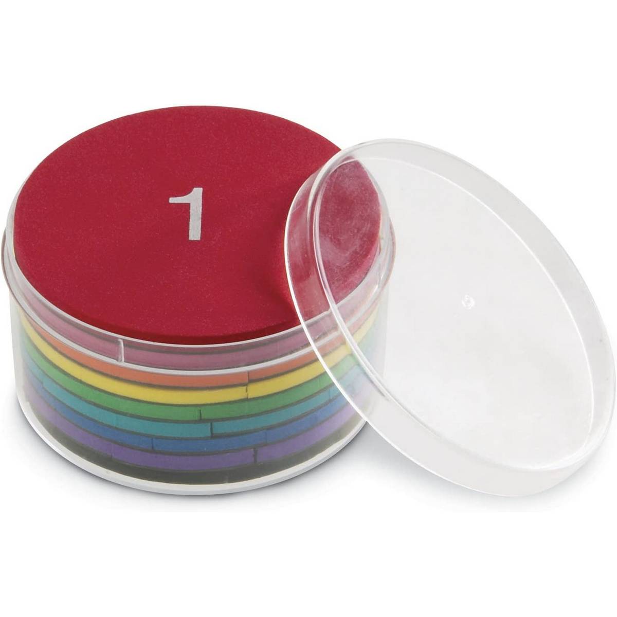 Learning Resources Double - Sided Magnetic Demonstration Rainbow Fraction Foam Circles - ABC School Supplies
