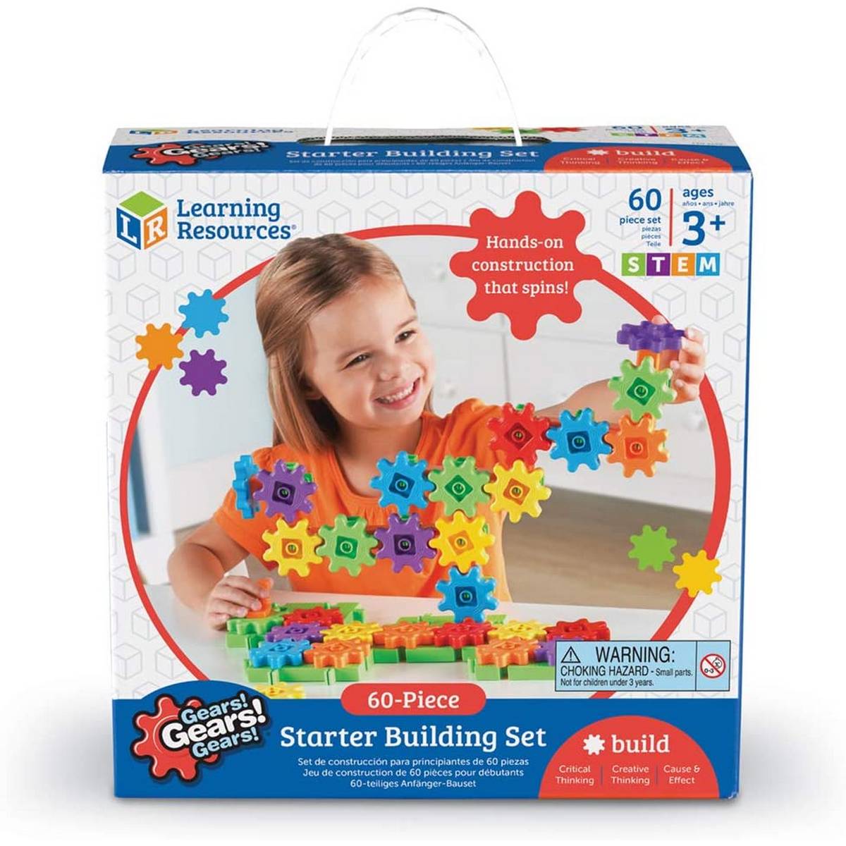 Learning Resources Gears! Gears! Gears!® Starter Building (Set Of 60) - ABC School Supplies