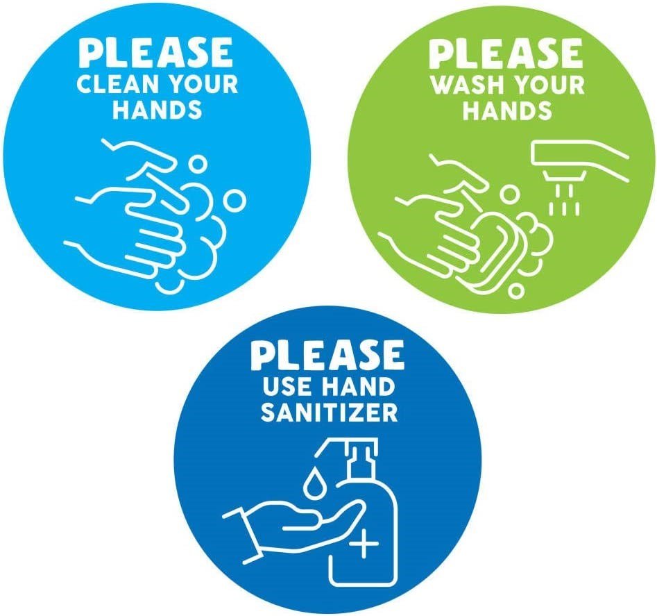 Learning Resources Handwashing Reminder Decals Set Of 60 - ABC School Supplies
