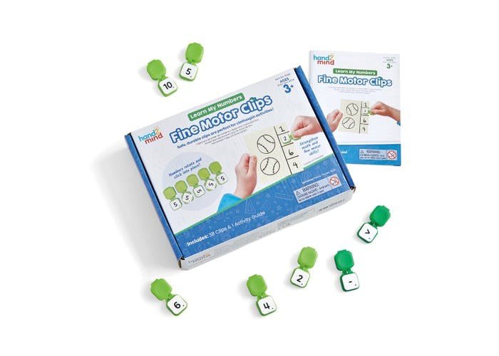 **Learning Resources Learn My Numbers Fine Motor Clips - ABC School Supplies