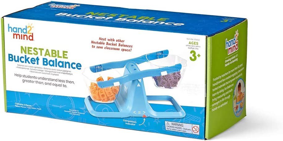 Learning Resources Nestable Bucket Balance, Single - ABC School Supplies