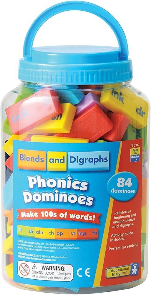 Learning Resources Phonics Dominoes Blends & Digraphs - ABC School Supplies