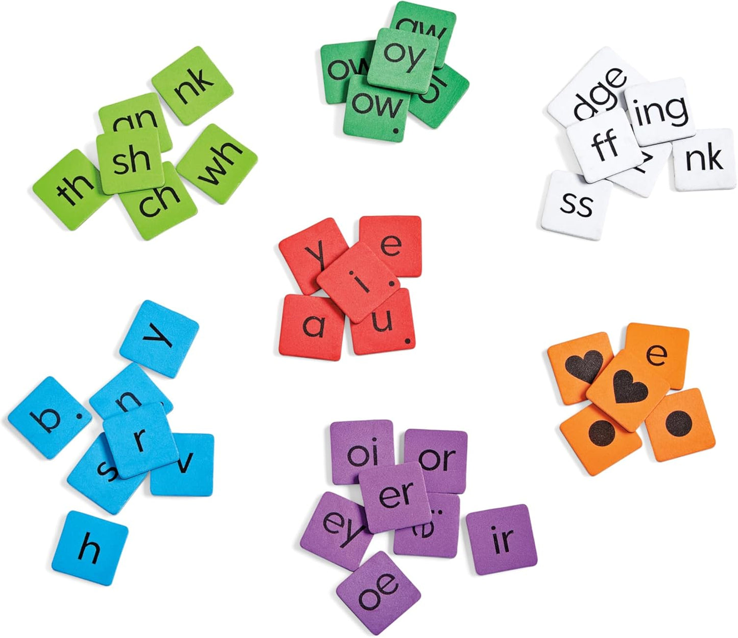 Learning Resources Phonics Wordbuilding Magnetic Tiles - ABC School Supplies