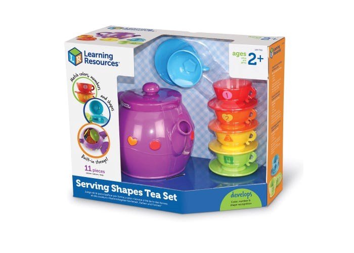 Learning Resources Serving Shapes Tea Set - ABC School Supplies
