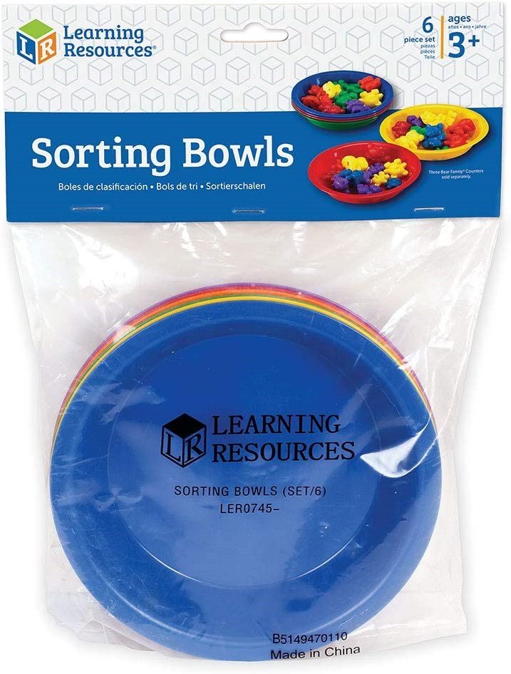 Learning Resources Sorting Bowls (Set Of 6) - ABC School Supplies