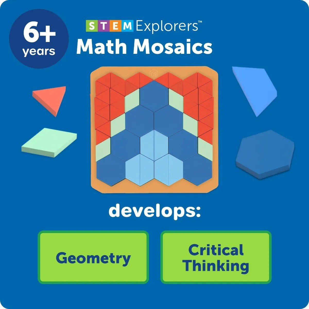 Learning Resources STEM Explorers Math Mosaics - ABC School Supplies