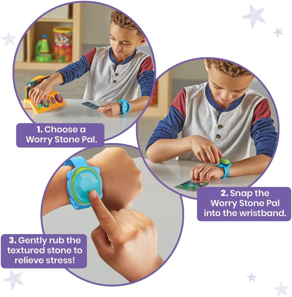 **Learning Resources Worry Stone Pals (Sensory Wristband) - ABC School Supplies