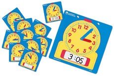 Learning Resources Write & Wipe Clocks Classroom Set - ABC School Supplies