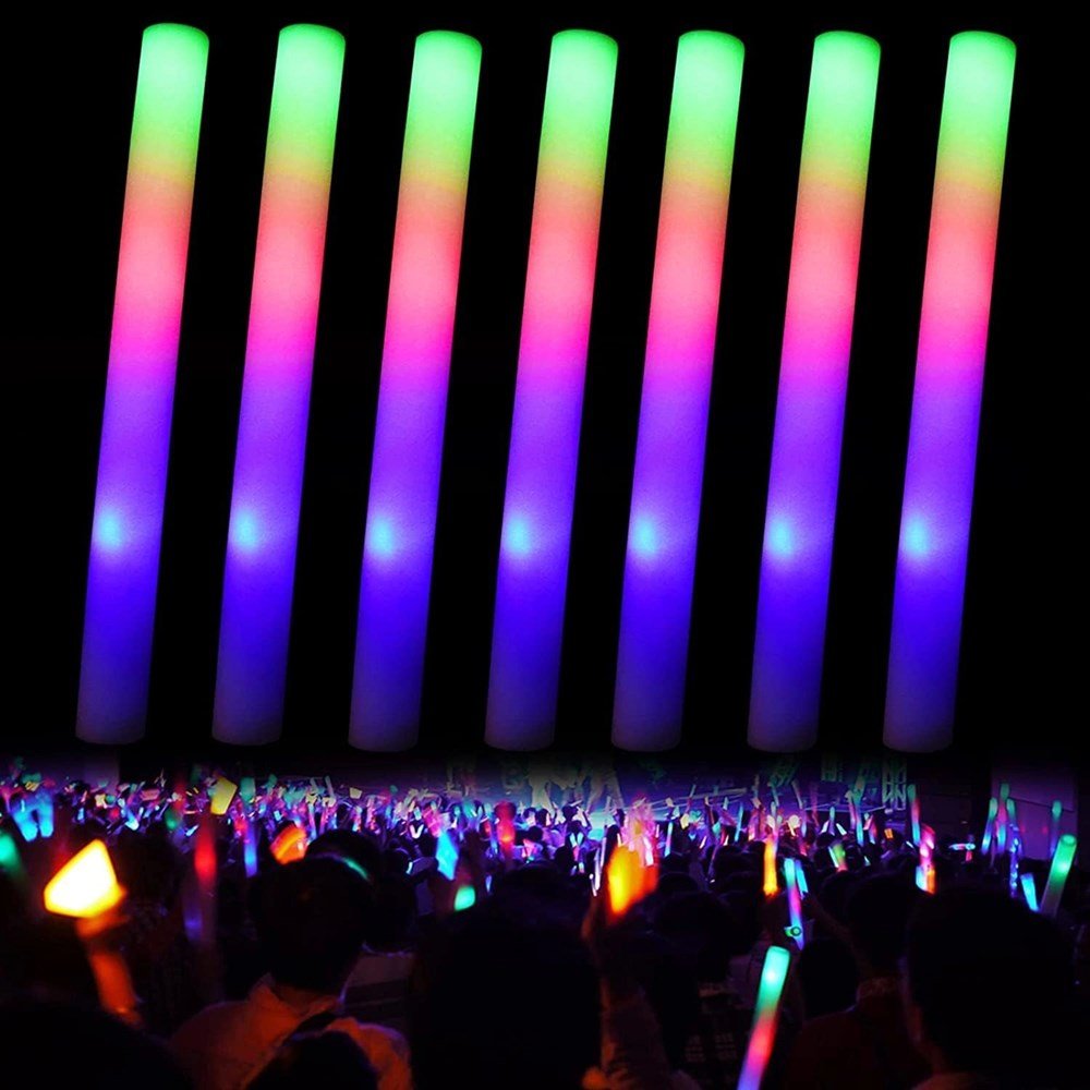 Led Foam Glow Sticks - Multi Colour - ABC School Supplies