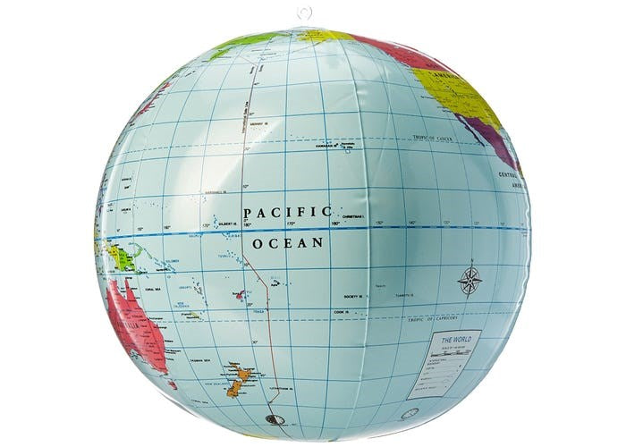 Inflatable World Globe