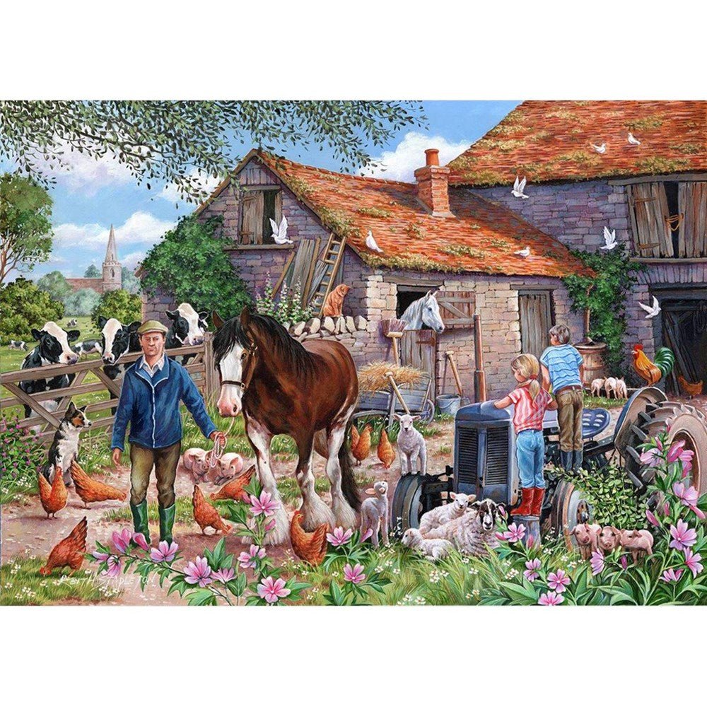 MacDonalds Farm - BIG 500 Piece Jigsaw Puzzle - ABC School Supplies