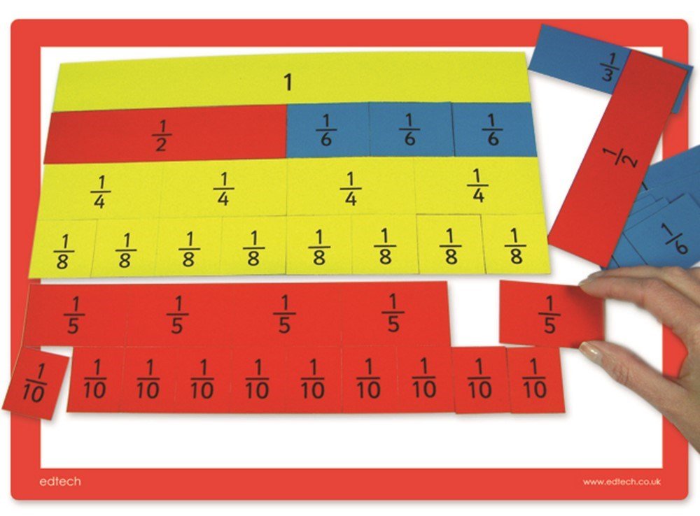 Magnetic Fraction Bars - ABC School Supplies