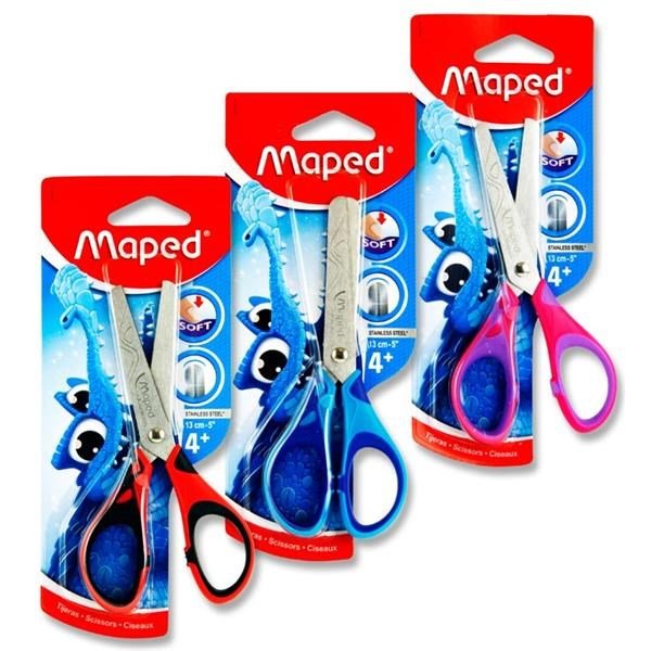 Maped Essentials 13cm/5" Soft Grip Scissors - ABC School Supplies