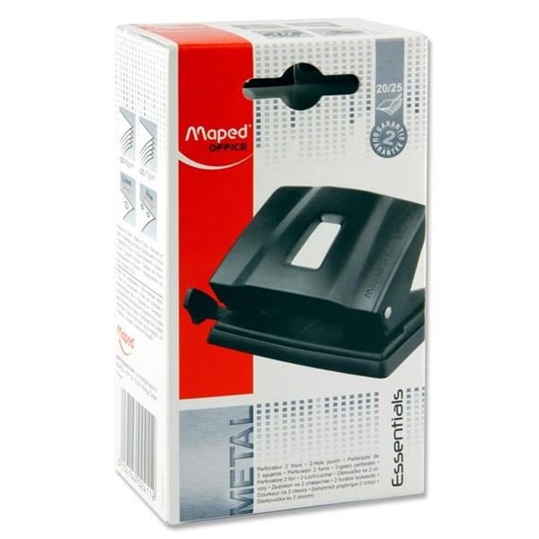 Maped Two Hole Punch - 20/25 Sheet Capacity - ABC School Supplies