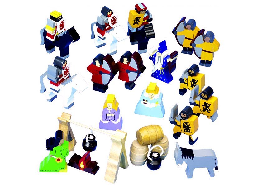 Medieval Figures Play Set - 24 Pieces - ABC School Supplies