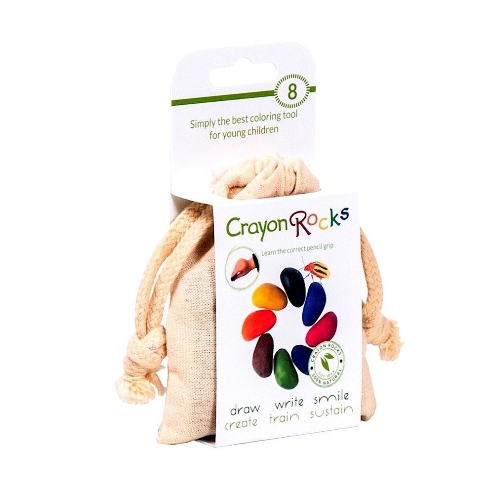 Megaform Set Of 8 Crayon Rocks - ABC School Supplies