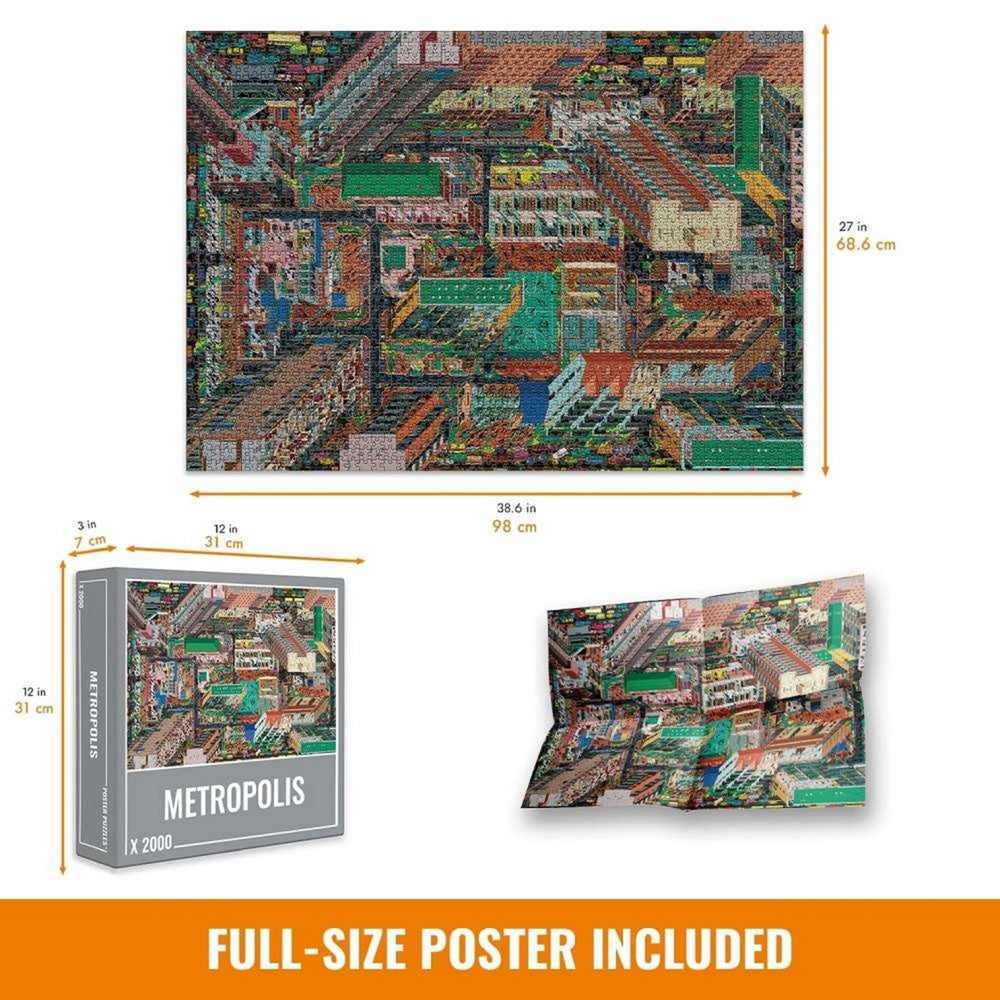 Metropolis Jigsaw Puzzle (2000 pieces)